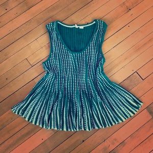 Green Moth Anthropologie Tank